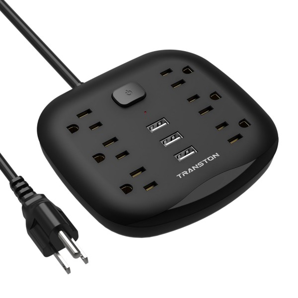 Power Strip 6 Outlet 3 USB with Switch Control,Des...